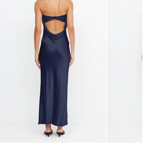Bec + Bridge Navy Moon Dance Strapless Dress - Picture 2 of 6